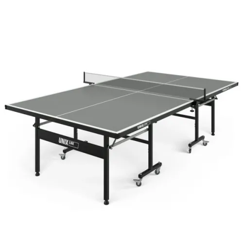 Всепогодный теннисный стол UNIX Line для улицы outdoor 6 мм, серый